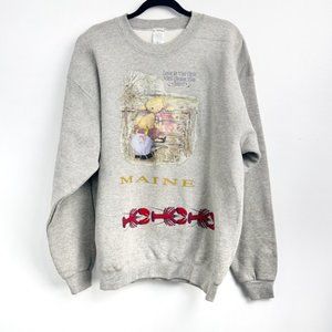Maine Oversize Sweatshirt Sz Medium